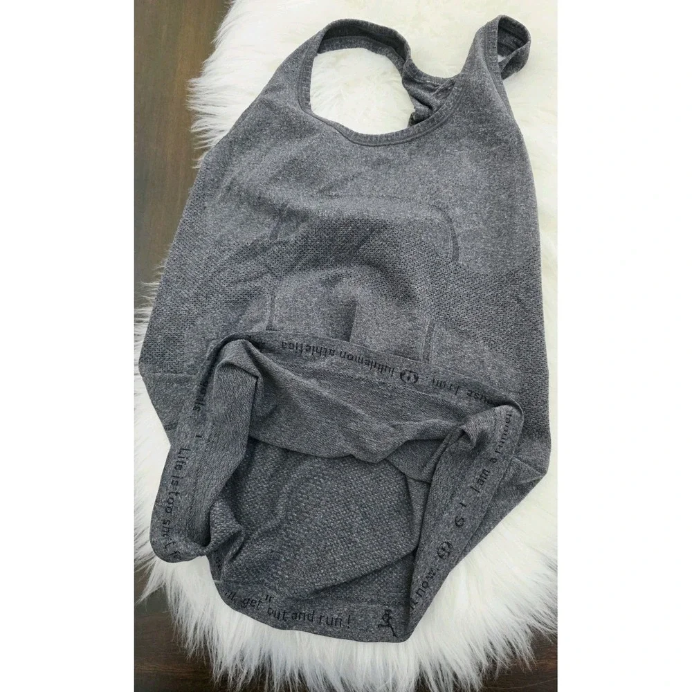 Lululemon Swiftly Tech Racerback Tank Top Women's Size 6 Gray